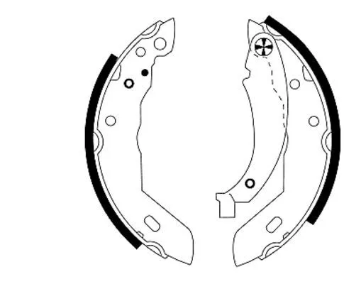 1x Brake Shoe Set