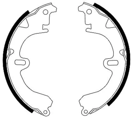 TEXTAR TEXTAR 91032500 1x Brake Shoe Set 