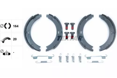 TEXTAR TEXTAR 91032800 1x Brake Shoe Set, parking brake 