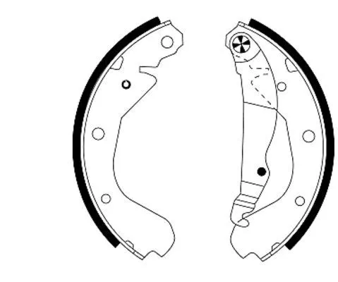 TEXTAR TEXTAR 91033100 1x Brake Shoe Set 
