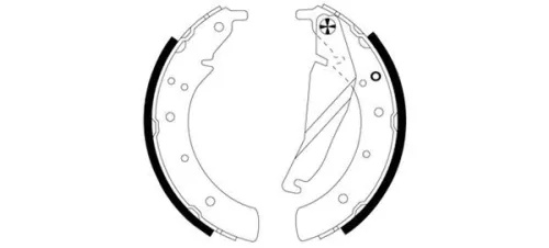 1x Brake Shoe Set