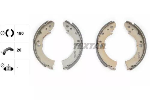 TEXTAR TEXTAR 91034200 1x Brake Shoe Set 