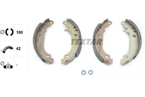 TEXTAR TEXTAR 91037400 1x Brake Shoe Set 