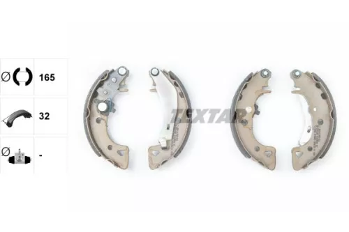 TEXTAR TEXTAR 91038000 1x Brake Shoe Set 