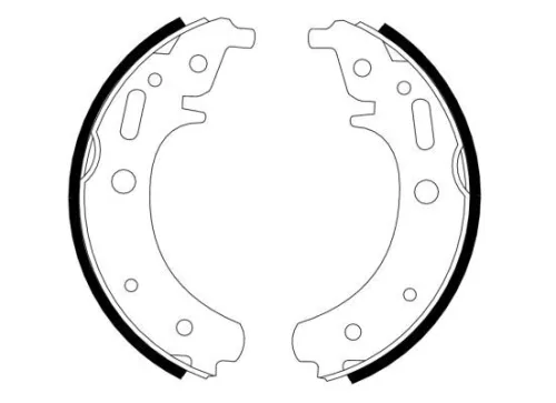 TEXTAR TEXTAR 91042900 1x Brake Shoe Set 