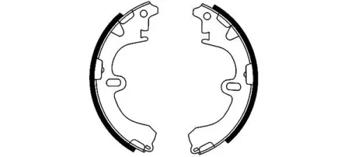 TEXTAR TEXTAR 91043200 1x Brake Shoe Set 