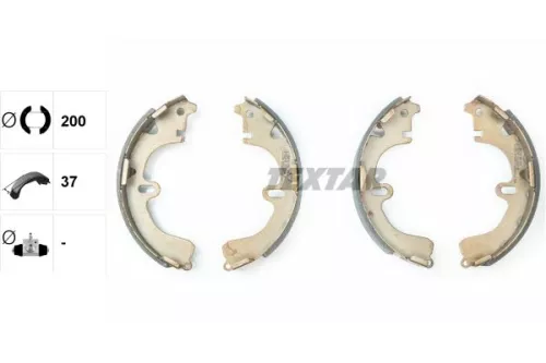 TEXTAR TEXTAR 91043200 1x Brake Shoe Set 