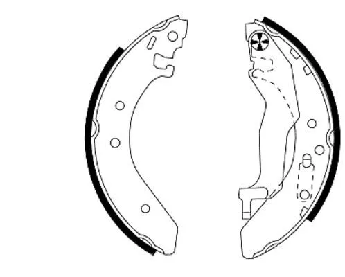 TEXTAR TEXTAR 91043900 1x Brake Shoe Set 