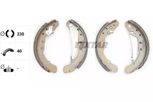 TEXTAR TEXTAR 91044400 1x Brake Shoe Set 