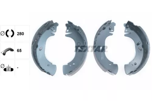 TEXTAR TEXTAR 91048600 1x Brake Shoe Set 