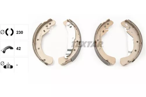 TEXTAR TEXTAR 91049000 1x Brake Shoe Set 