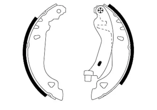 TEXTAR TEXTAR 91049100 1x Brake Shoe Set 