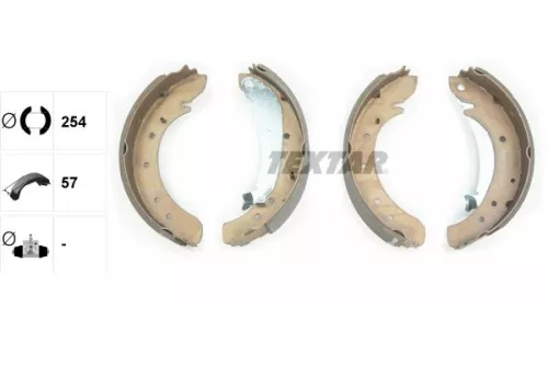 TEXTAR TEXTAR 91049600 1x Brake Shoe Set 