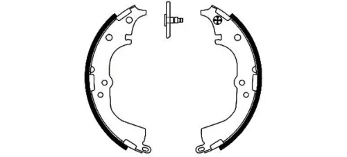 TEXTAR TEXTAR 91050900 1x Brake Shoe Set 