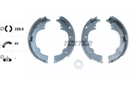 TEXTAR TEXTAR 91051000 1x Brake Shoe Set 