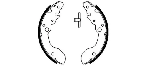 TEXTAR TEXTAR 91051200 1x Brake Shoe Set 
