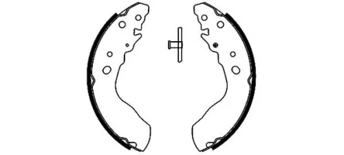 TEXTAR TEXTAR 91051300 1x Brake Shoe Set 