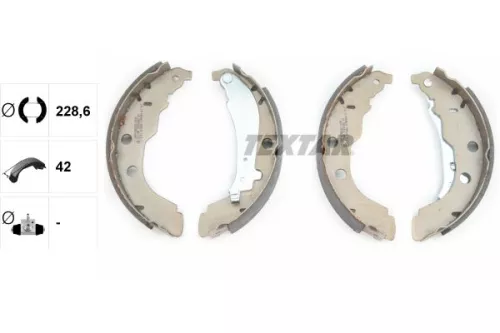 TEXTAR TEXTAR 91052600 1x Brake Shoe Set 