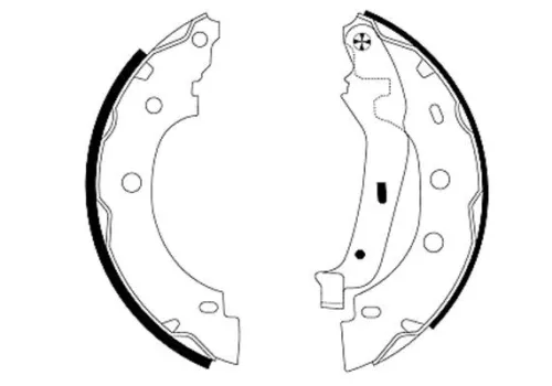1x Brake Shoe Set