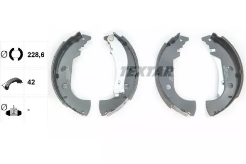 TEXTAR TEXTAR 91053100 1x Brake Shoe Set 