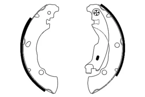 TEXTAR TEXTAR 91053600 1x Brake Shoe Set 