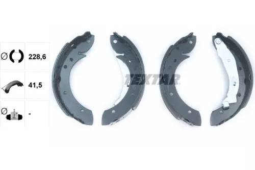 TEXTAR TEXTAR 91053900 1x Brake Shoe Set 