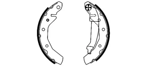 TEXTAR TEXTAR 91054000 1x Brake Shoe Set 