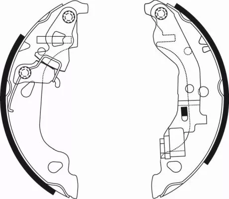 TEXTAR TEXTAR 91054300 1x Brake Shoe Set 