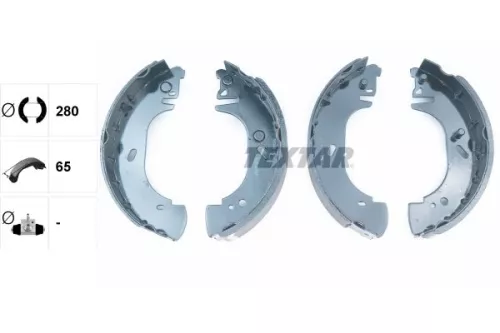 TEXTAR TEXTAR 91054500 1x Brake Shoe Set 