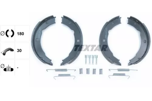 TEXTAR TEXTAR 91054800 1x Brake Shoe Set, parking brake 
