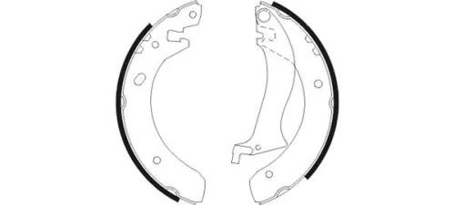 TEXTAR TEXTAR 91055600 1x Brake Shoe Set 