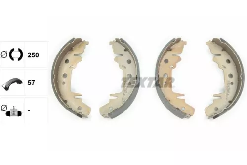 TEXTAR TEXTAR 91056000 1x Brake Shoe Set 