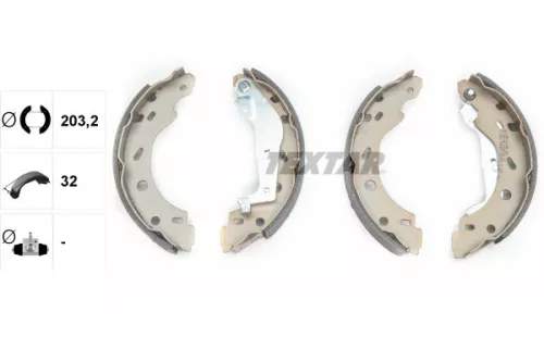 TEXTAR TEXTAR 91057400 1x Brake Shoe Set 