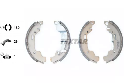 TEXTAR TEXTAR 91058000 1x Brake Shoe Set 
