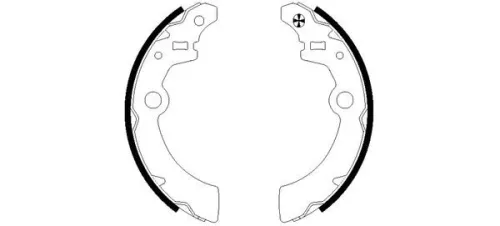 TEXTAR TEXTAR 91058500 1x Brake Shoe Set 
