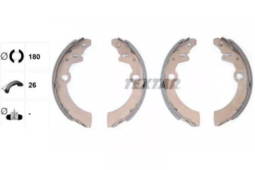 TEXTAR TEXTAR 91058500 1x Brake Shoe Set 