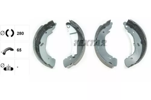 TEXTAR TEXTAR 91058600 1x Brake Shoe Set 