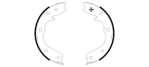 TEXTAR TEXTAR 91059200 1x Brake Shoe Set, parking brake 
