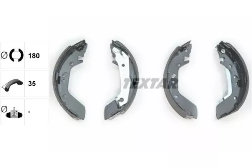 TEXTAR TEXTAR 91059600 1x Brake Shoe Set 