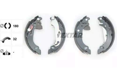 TEXTAR TEXTAR 91060000 1x Brake Shoe Set 