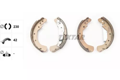TEXTAR TEXTAR 91060100 1x Brake Shoe Set 