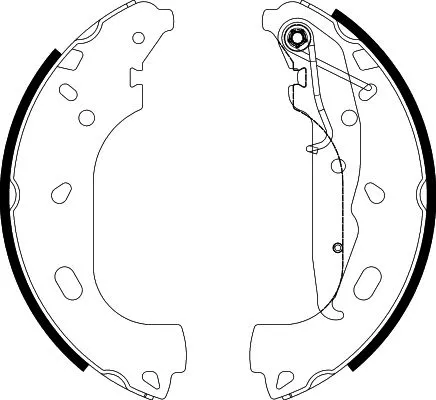 TEXTAR TEXTAR 91060101 1x Brake Shoe Set 
