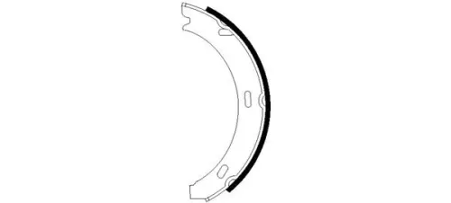 TEXTAR TEXTAR 91060800 1x Brake Shoe Set, parking brake 