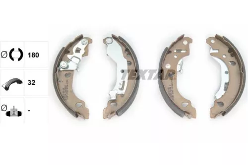TEXTAR TEXTAR 91061000 1x Brake Shoe Set 