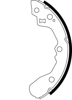 TEXTAR TEXTAR 91061200 1x Brake Shoe Set 