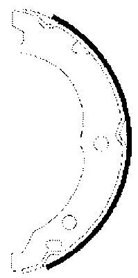 TEXTAR TEXTAR 91062100 1x Brake Shoe Set, parking brake 