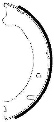 TEXTAR TEXTAR 91062200 1x Brake Shoe Set, parking brake 