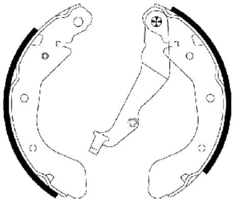 1x Brake Shoe Set