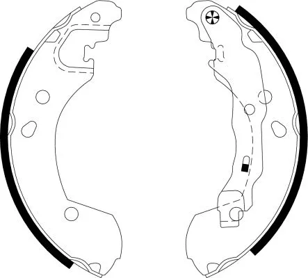 1x Brake Shoe Set