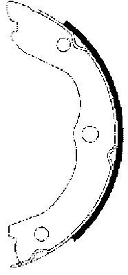 TEXTAR TEXTAR (91062700) 1x Brake Shoe Set, parking brake 